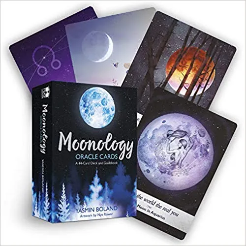 Penguin Random House Earrings Moonology Oracle Cards