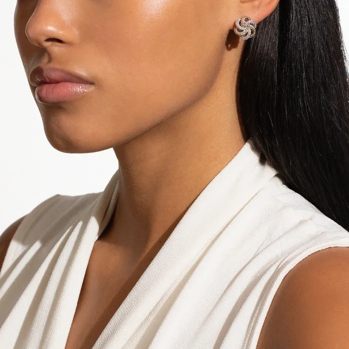 Love Knot TwoTone Love Knot Earrings LAGOS Earrings