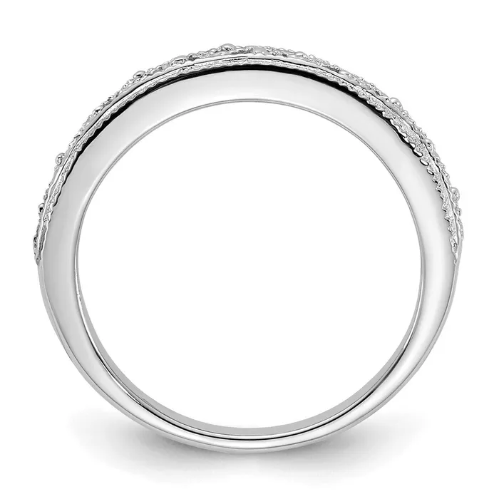 14k White Gold Band Goldia Rings