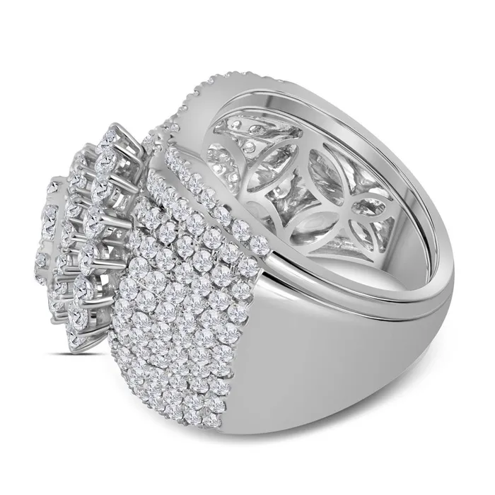 14k White Gold Round Diamond Bridal Wedding Ring Set 334 Cttw gndatlanta Rings
