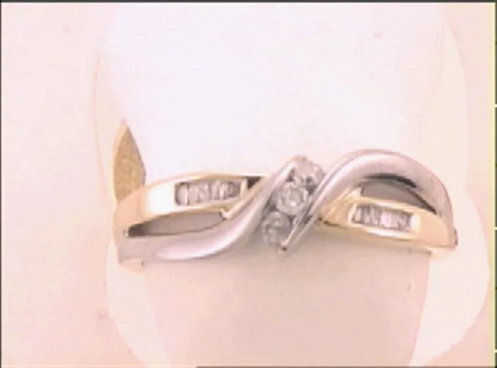 14k Yellow Gold Round Diamond 3stone Promise Ring 16 Cttw gndatlanta Rings 14k Yellow Gold Round Diamond 3stone Promise Ring 16 Cttw gndatlanta Rings