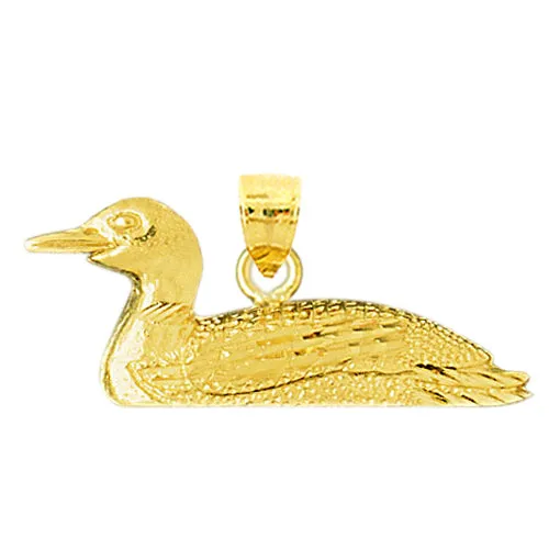 Goldia PreStyled Sets 14K Gold Duck Pendant