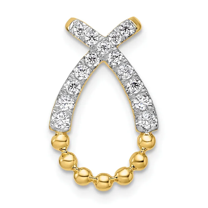 Goldia PreStyled Sets 14k Yellow Gold Lab Grown Diamond VSSI G Teardrop Pendant Goldia PreStyled Sets 14k Yellow Gold Lab Grown Diamond VSSI G Teardrop Pendant