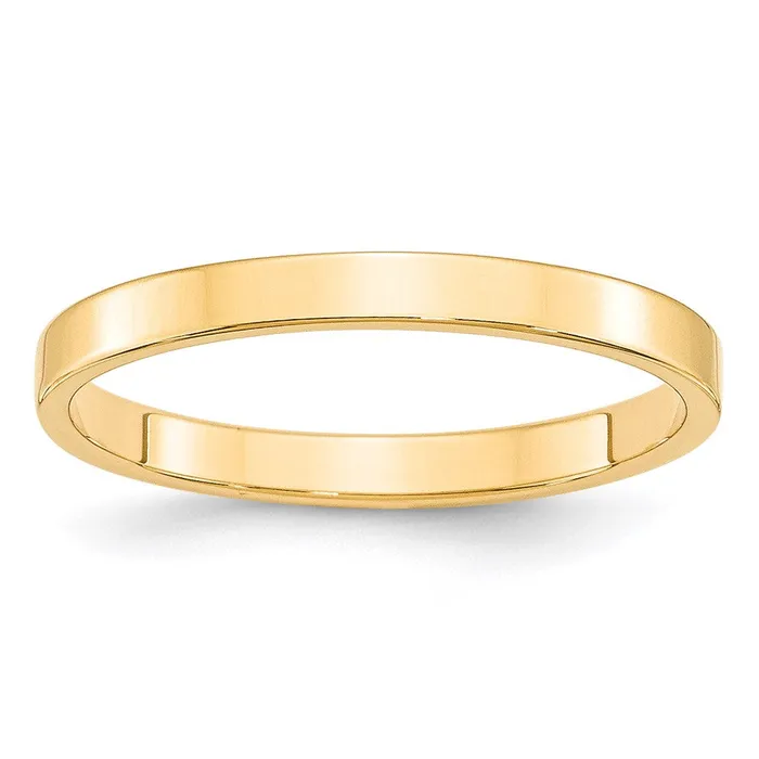 Goldia Rings Solid 10K Yellow Gold 25mm Light Weight Flat MensWomens Wedding Band Ring Size 4 Goldia Rings Solid 10K Yellow Gold 25mm Light Weight Flat MensWomens Wedding Band Ring Size 4