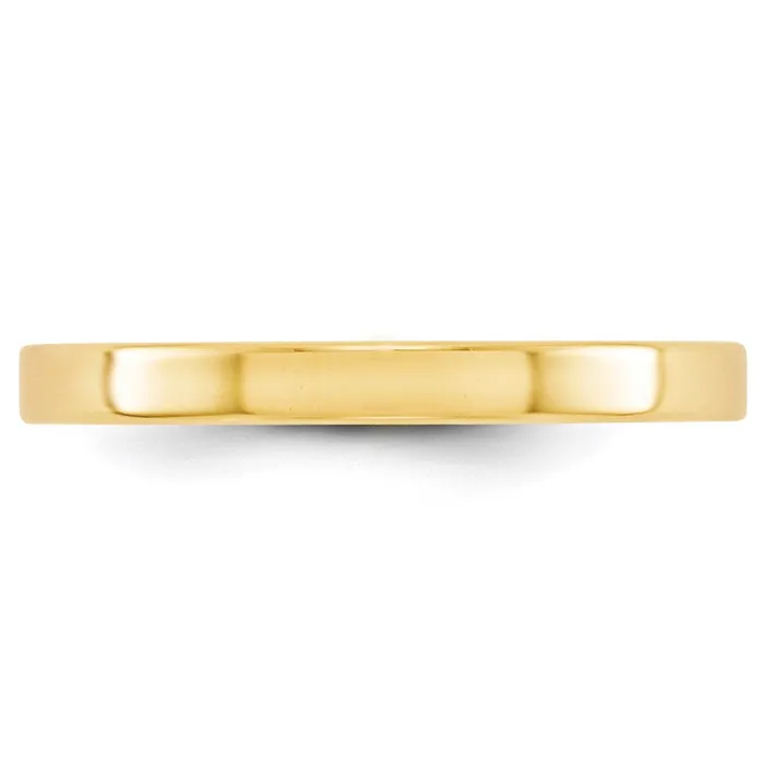 Goldia Rings Solid 10K Yellow Gold 25mm Light Weight Flat MensWomens Wedding Band Ring Size 4 Goldia Rings Solid 10K Yellow Gold 25mm Light Weight Flat MensWomens Wedding Band Ring Size 4
