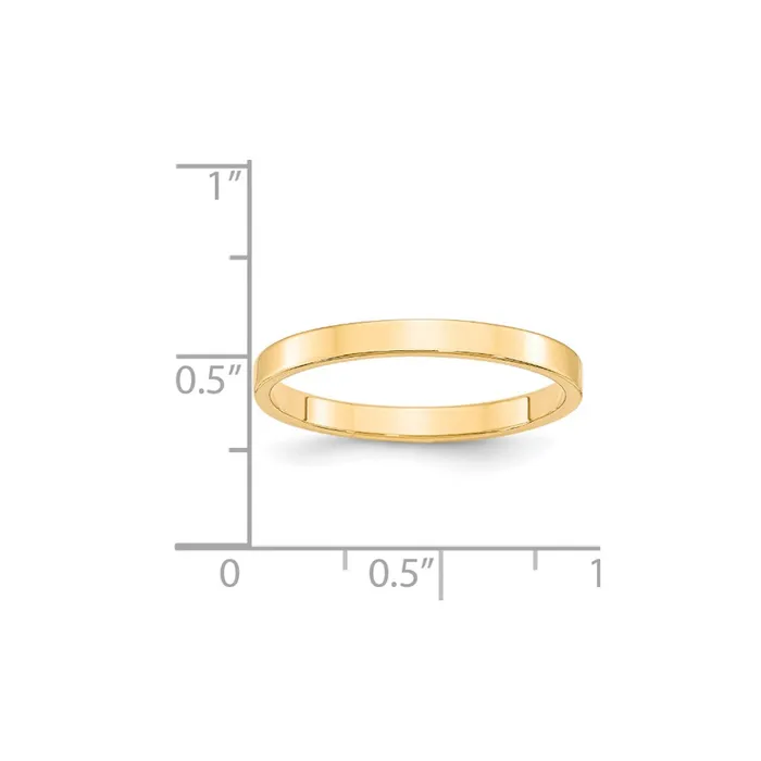 Goldia Rings Solid 10K Yellow Gold 25mm Light Weight Flat MensWomens Wedding Band Ring Size 4 Goldia Rings Solid 10K Yellow Gold 25mm Light Weight Flat MensWomens Wedding Band Ring Size 4