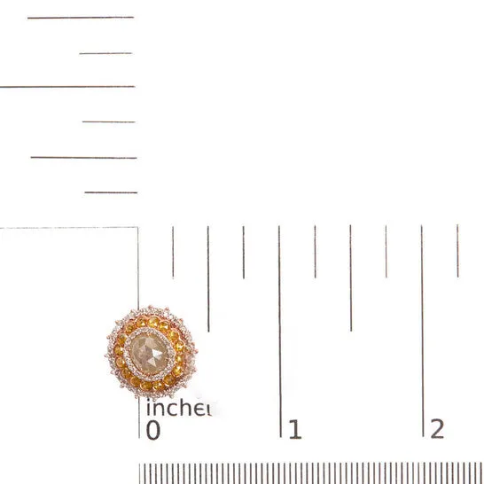JMS always Original Haus of Brilliance 14K Rose Gold 3 12 Cttw Fancy Rose Cut Diamond Circle Shaped Triple Halo Stud Earring Fancy Color I2I3 clarity Earrings JMS always Original Haus of Brilliance 14K Rose Gold 3 12 Cttw Fancy Rose Cut Diamond Circle Shaped Triple Halo Stud Earring Fancy Color I2I3 clarity Earrings