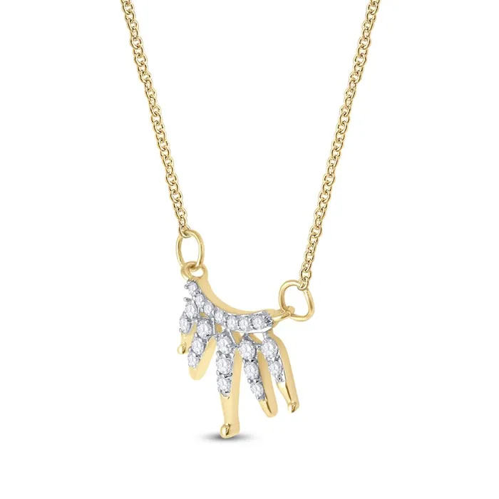 Necklaces 10k Yellow Gold Round Diamond Fashion Necklace 16 Cttw gndatlanta Necklaces 10k Yellow Gold Round Diamond Fashion Necklace 16 Cttw gndatlanta