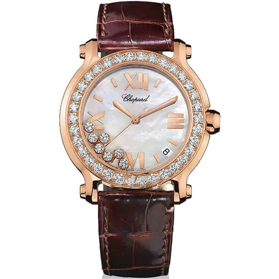 Original Chopard Happy Sport 18k Rose Gold and Diamond Watch 2774735002 JMS always PreStyled Sets Original Chopard Happy Sport 18k Rose Gold and Diamond Watch 2774735002 JMS always PreStyled Sets