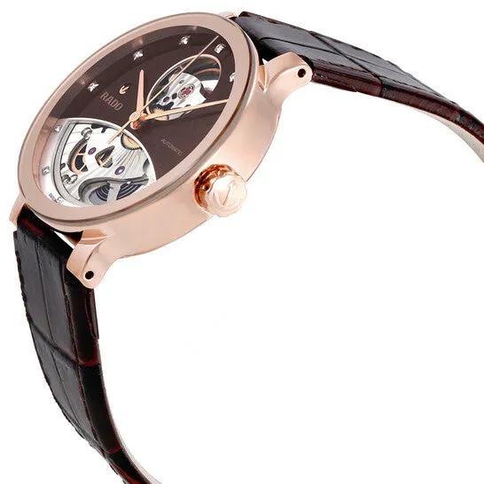 Original Rado Centrix Open Heart Automatic Brown Dial Ladies Watch R30248715 JMS always Rings Original Rado Centrix Open Heart Automatic Brown Dial Ladies Watch R30248715 JMS always Rings