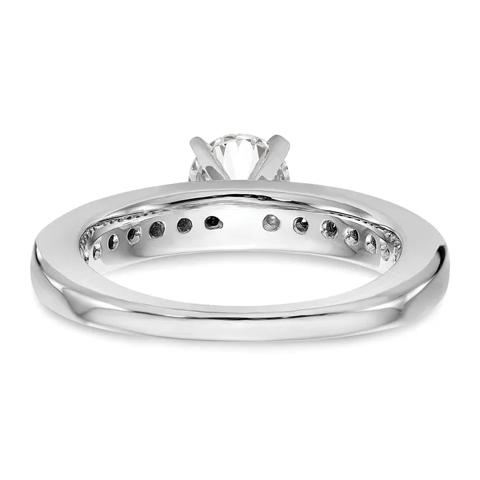 Rings 14K White Gold Lab Grown Diamond VSSI G Engagement Ring Goldia