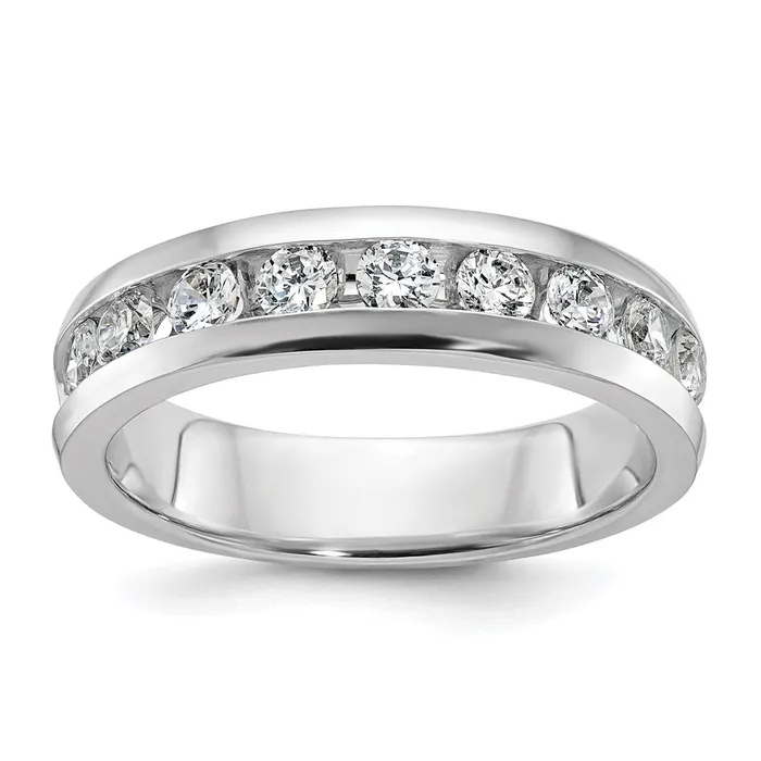 Rings 14k White Gold Mens Diamond Ring Mounting Goldia