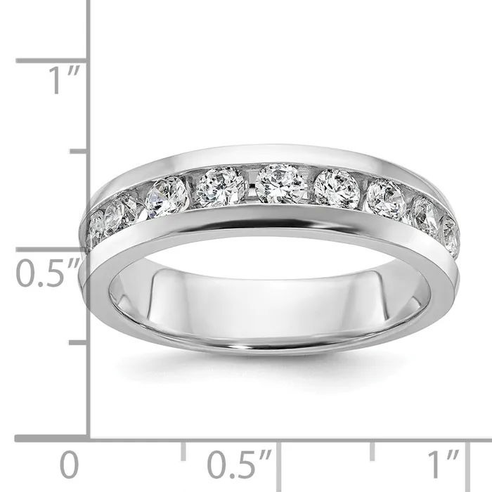 Rings 14k White Gold Mens Diamond Ring Mounting Goldia