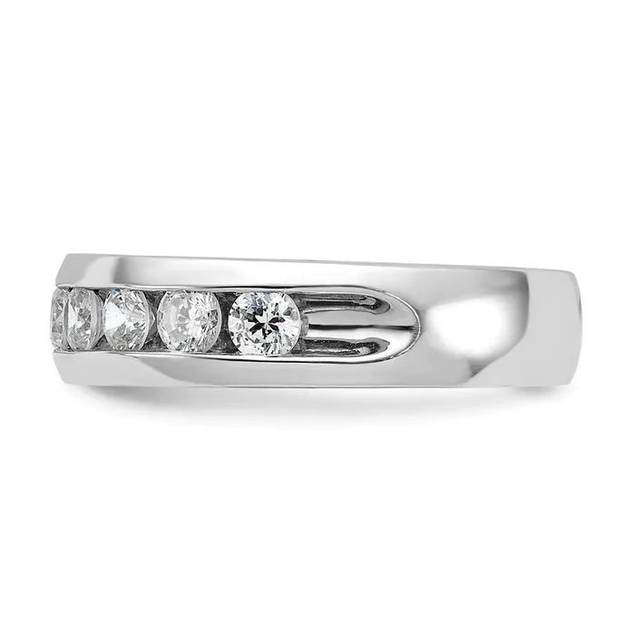 Rings 14k White Gold Mens Diamond Ring Mounting Goldia