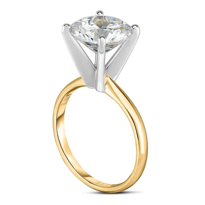 Rings Goldia 35 CT Natural Clarity Enhanced Diamond Solitaire Engagement Ring in Solid 14K Gold II2 Rings Goldia 35 CT Natural Clarity Enhanced Diamond Solitaire Engagement Ring in Solid 14K Gold II2