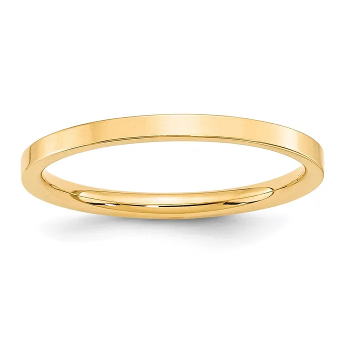 Rings Goldia Solid 10K Yellow Gold 2mm Standard Flat Comfort Fit MensWomens Wedding Band Ring Size 8 Rings Goldia Solid 10K Yellow Gold 2mm Standard Flat Comfort Fit MensWomens Wedding Band Ring Size 8