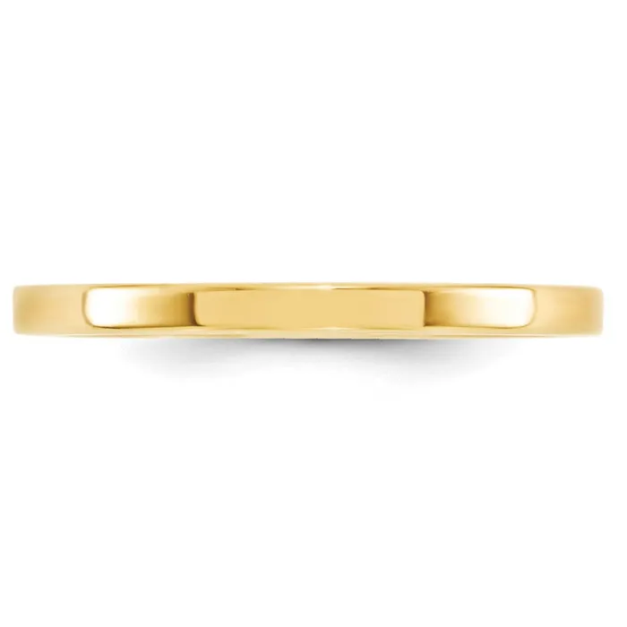 Rings Goldia Solid 10K Yellow Gold 2mm Standard Flat Comfort Fit MensWomens Wedding Band Ring Size 8 Rings Goldia Solid 10K Yellow Gold 2mm Standard Flat Comfort Fit MensWomens Wedding Band Ring Size 8
