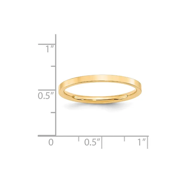 Rings Goldia Solid 10K Yellow Gold 2mm Standard Flat Comfort Fit MensWomens Wedding Band Ring Size 8 Rings Goldia Solid 10K Yellow Gold 2mm Standard Flat Comfort Fit MensWomens Wedding Band Ring Size 8