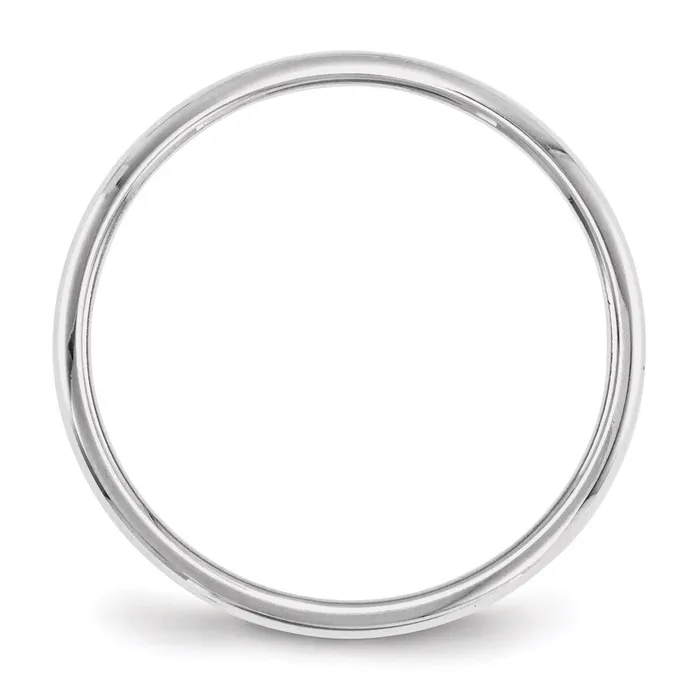 Rings Goldia Solid 18K White Gold 2mm Half Round MensWomens Wedding Band Ring Size 95 Rings Goldia Solid 18K White Gold 2mm Half Round MensWomens Wedding Band Ring Size 95
