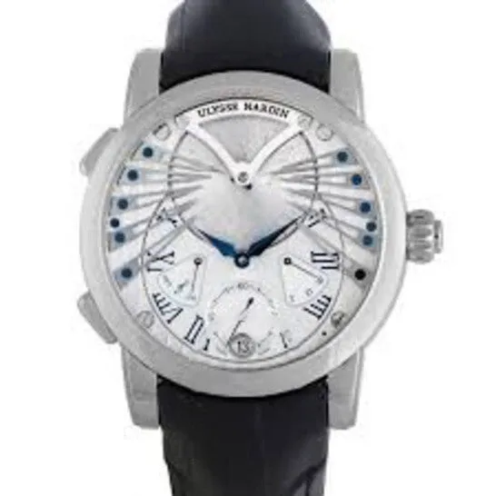 Rings JMS always Original Ulysse Nardin Stranger Silvertone Dial Mens Watch 6900125 Rings JMS always Original Ulysse Nardin Stranger Silvertone Dial Mens Watch 6900125