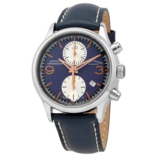 Watches JMS always Original Armand Nicolet MHA Automatic Blue Dial Watch A844HAABSP140BU2 Watches JMS always Original Armand Nicolet MHA Automatic Blue Dial Watch A844HAABSP140BU2
