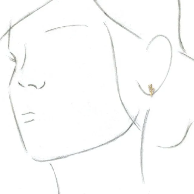 14K Yellow 16 CTW Diamond Geometric Earrings TreasureFineJewelers Earrings