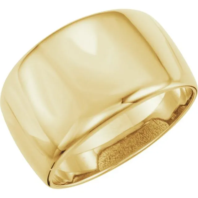 14K Yellow Dome Ring TreasureFineJewelers Rings