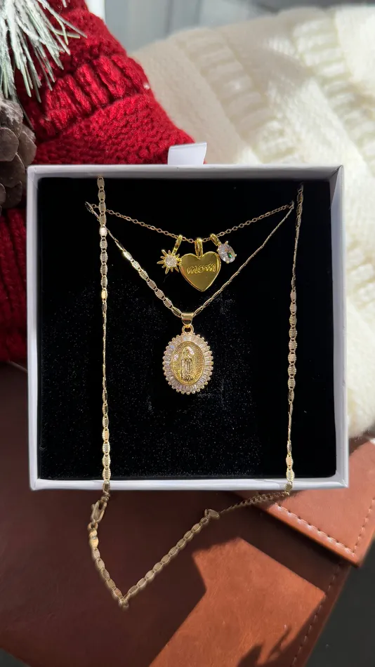 MP Jewelry Faithful Mom Necklace Set Necklaces MP Jewelry Faithful Mom Necklace Set Necklaces