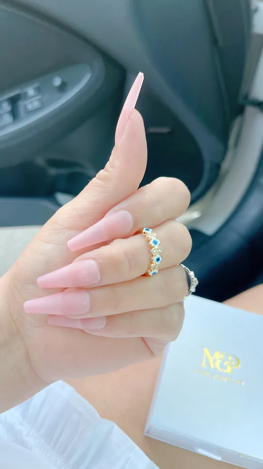 MP Jewelry Spring Evil Eye Ring Rings