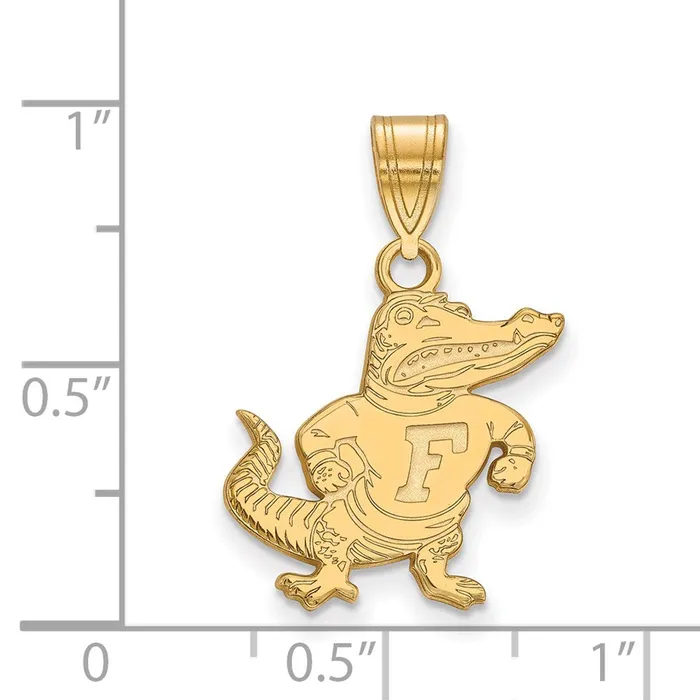 TreasureFineJewelers Necklaces 10k Gold University of Florida Medium Pendant
