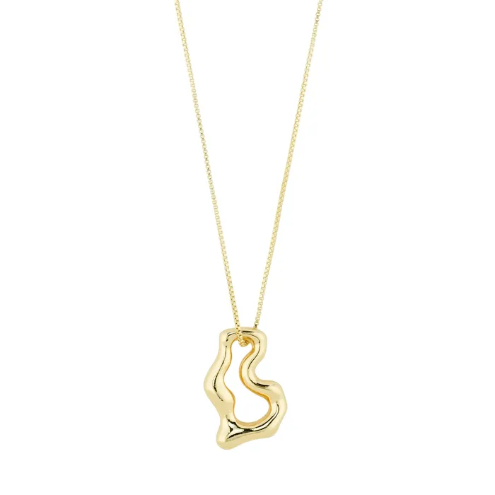 Cloud Gold Plated Necklace Pilgrim Necklaces
