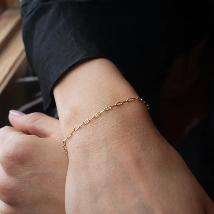 Fine Gold Vermeil Parallel Chain Bracelet Tashi Bracelets