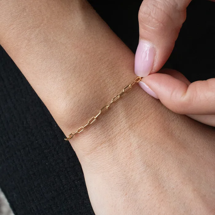 Fine Gold Vermeil Parallel Chain Bracelet Tashi Bracelets