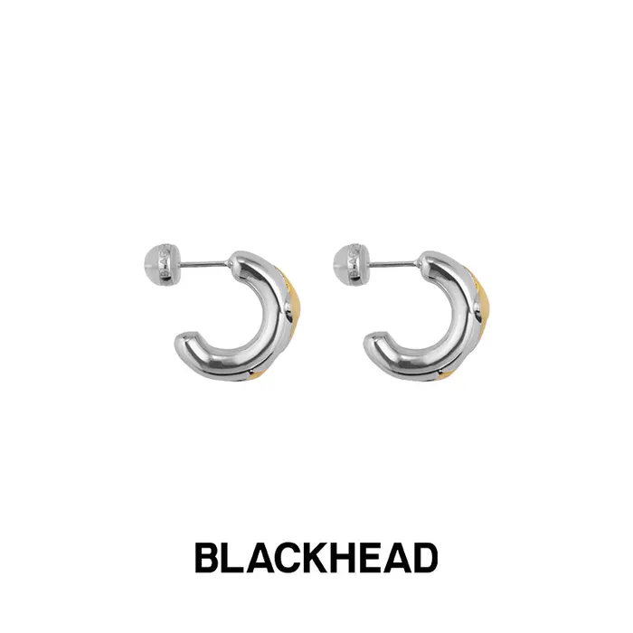 Intrusion Four Pointed Star Hoop Earrings Blackheadshop Earrings Intrusion Four Pointed Star Hoop Earrings Blackheadshop Earrings