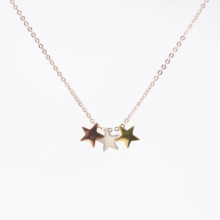 Mimi Marge Necklaces Triple Star Multi Necklace