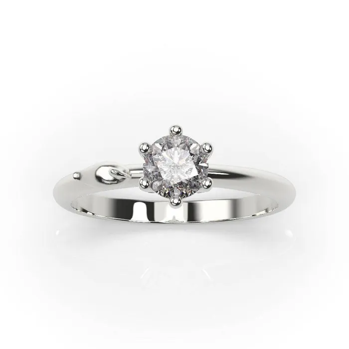 MyUniqueRing Rings Duck Ring Duck Engagement Ring White Gold Duck