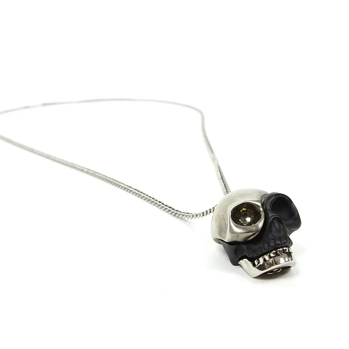 Necklaces Alexander McQueen Divided Skull Necklace I Miss You MAN