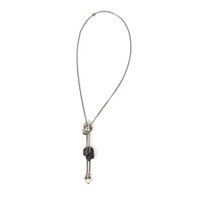 Necklaces Alexander McQueen Divided Skull Necklace I Miss You MAN