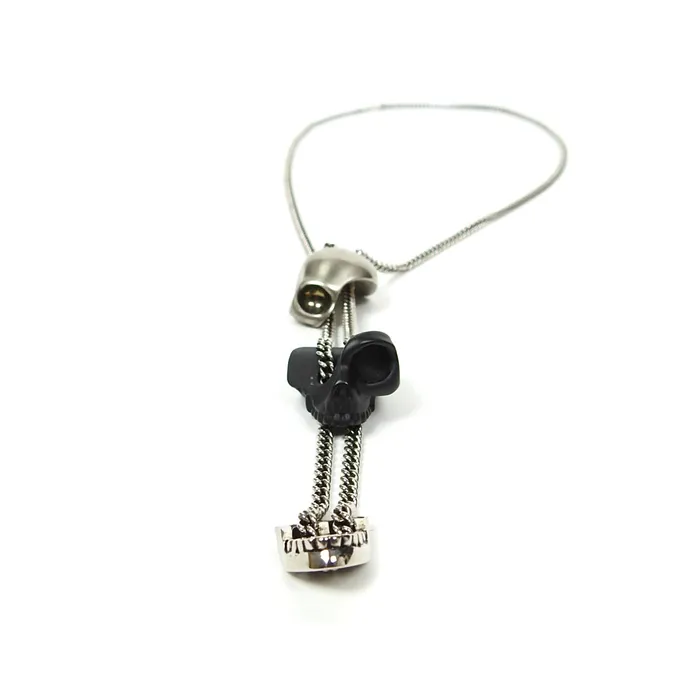 Necklaces Alexander McQueen Divided Skull Necklace I Miss You MAN