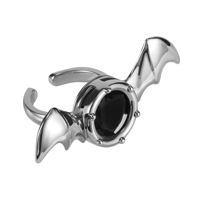 Rings Alien Landing Mechanical Bat Open Ring Blackheadshop