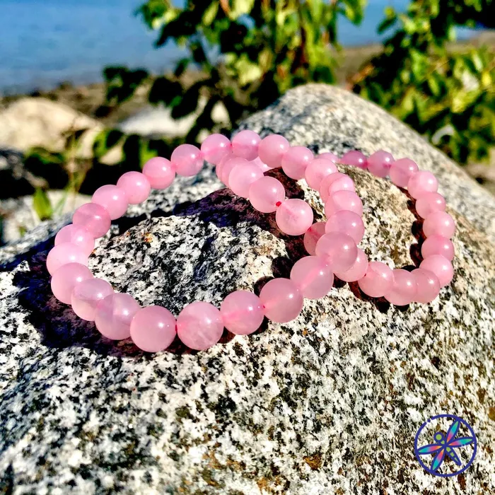 Rose Quartz Bracelet CSJA Bracelets