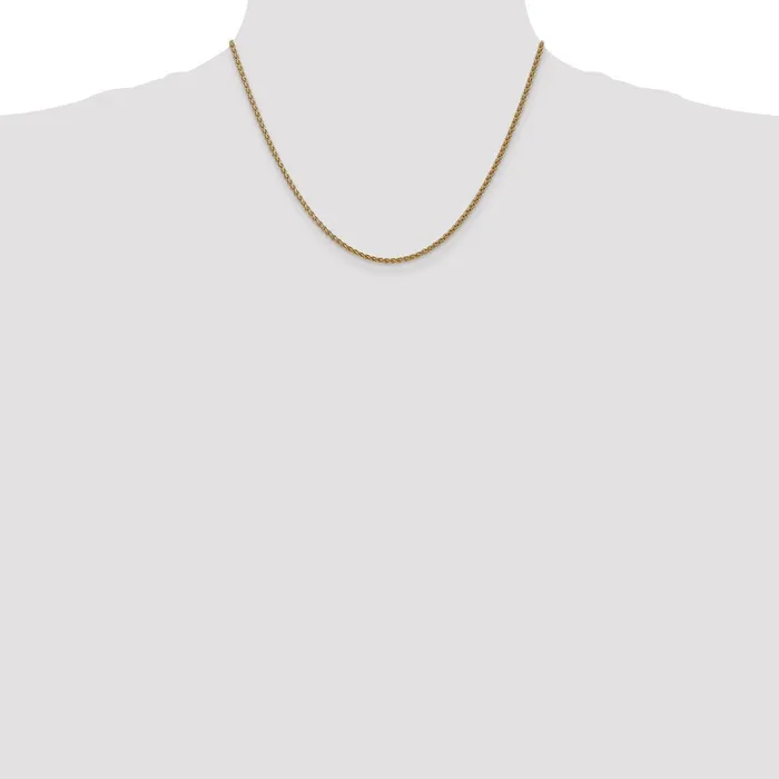 14k 1mm Spiga with Spring Ring Clasp ChainWBCPEN25918 WB Choice Jewelry Rings 14k 1mm Spiga with Spring Ring Clasp ChainWBCPEN25918 WB Choice Jewelry Rings