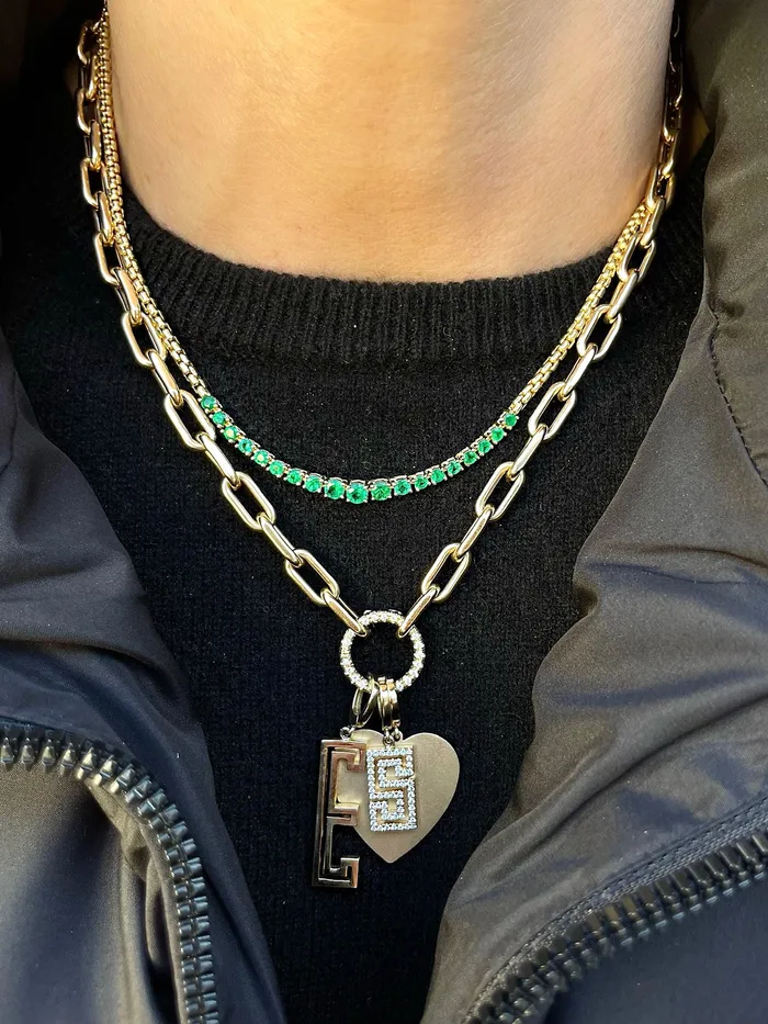 Graduated Emerald Necklace Shylee Rose Jewelry Necklaces
