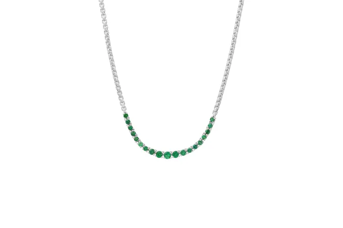 Graduated Emerald Necklace Shylee Rose Jewelry Necklaces