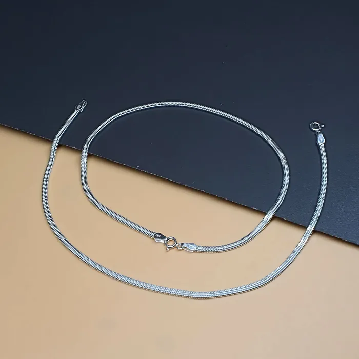 Karizma Jewels Bracelets Flat band 925 Sterling Silver Anklets Ankle Bracelet for Women
