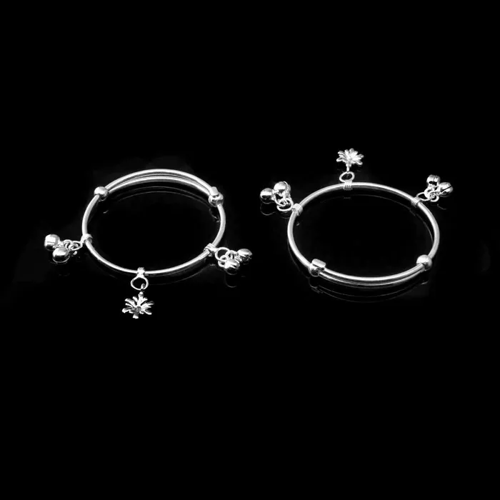 Karizma Jewels Bracelets Real 925 Silver Kids Bangles Bracelet Pair