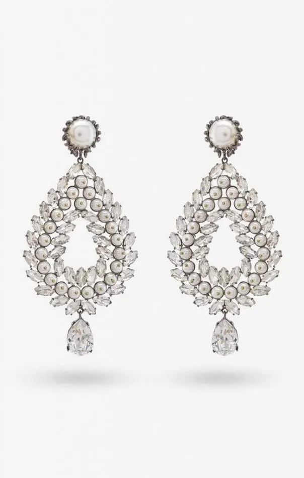 Leaflet Pearl Diamond Earrings PRERTO ECOMMERCE PRIVATE LIMITED Earrings