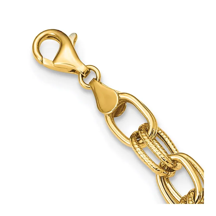 Necklaces WB Choice Jewelry 14k Polished Fancy Link NecklaceWBCSF261218 Necklaces WB Choice Jewelry 14k Polished Fancy Link NecklaceWBCSF261218