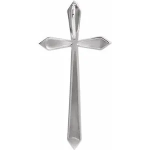 Platinum 38x185 mm Elongated Cross PendantR43102104PSTWBC WB Choice Jewelry Necklaces Platinum 38x185 mm Elongated Cross PendantR43102104PSTWBC WB Choice Jewelry Necklaces
