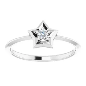 Rings 14K White 3 mm Round April Youth Star Birthstone Ring653419611PSTWBC WB Choice Jewelry Rings 14K White 3 mm Round April Youth Star Birthstone Ring653419611PSTWBC WB Choice Jewelry